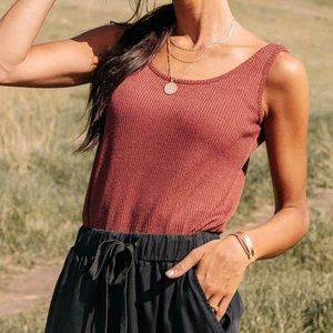 Vero Moda Hanna Tank in Marsala